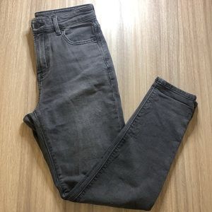 American Eagle Outfitters Gray Straight Leg Jeans with Soft Denim